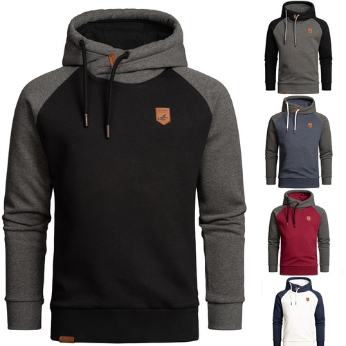 Herren basic kapuzenpullover - basic,