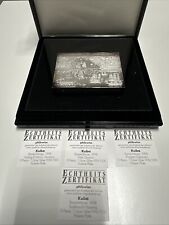 Silber, Puzzle, 10 Peso, Hafen, 1998, El Morro, San Genaro, Havanna, je 1 Unze