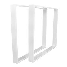 Tischgestell Stahl weiß