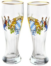 Bayerisches Weißbierglas mit