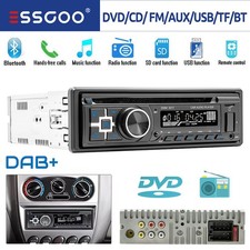Autoradio mit DAB+ CD DVD Player MP3 USB Bluetooth Freisprech SD Aux-In FM 1 DIN