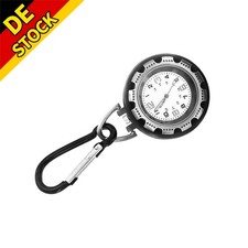 Outdoor-Bergsteigen Rucksack Clip-on Legierung Karabiner Quarz Taschenuhr