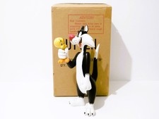 RAR - Grosminet und Titi Figur / Sylvester Tweety - 15" groß / 38cm - Rutten