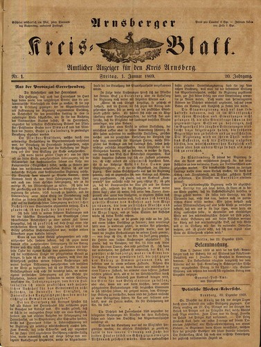 1869 arnsberger - 1869,