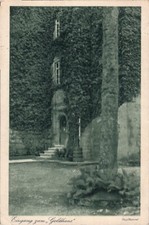 Deutsche Reich Eingang zum Goldhaus Postkarte mit Stempel Düsseldorf +H350