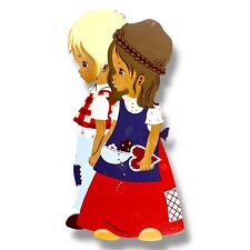 1960er Märchen-Holzbild