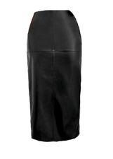 Edler schwarzer Leder Imitat