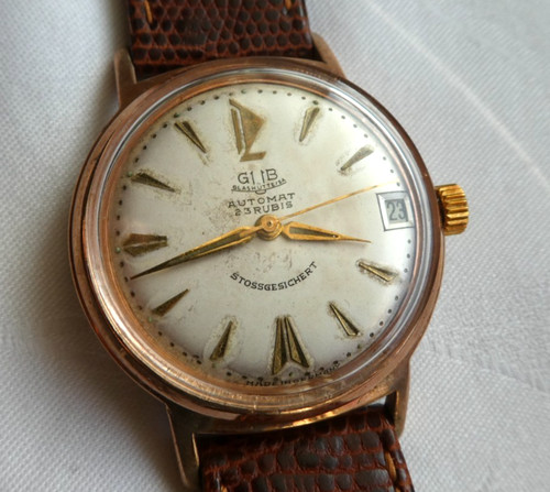 60er ddr gub glashütte - 60er, uhr