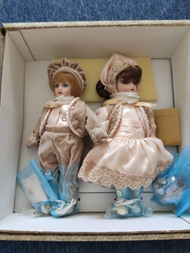 Porzellanpuppen brautkinder - porzellanpuppen,