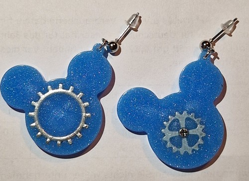 Handmade harz ohrringe - handmade, mickey
