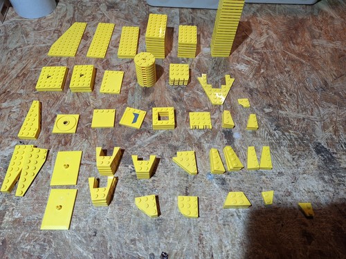 Lego platten flach gelb - platten, in