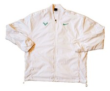 Nike Rafael Nadal Full-Zip Tennis Jacke Jacket weiß grün Rafa Bull CI9135-100 XL