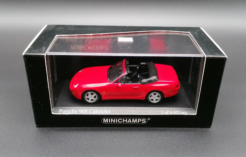 Porsche 968 cabriolet - porsche, rot