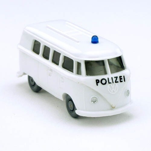 Polizeiwagen bus weiß - vw, t1,