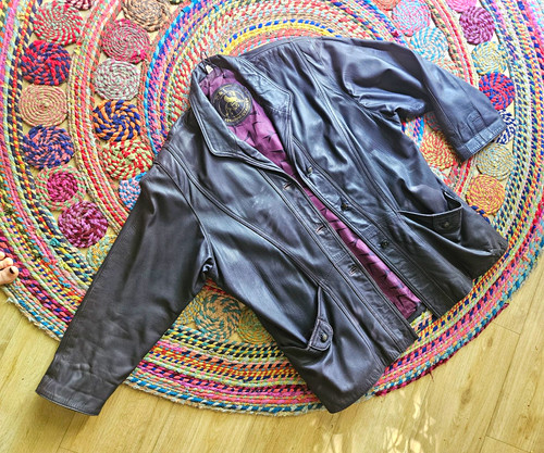 80er jahre damen lederjacke - 80er,