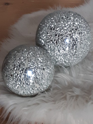 Schwimmkugel silber dekoration - silber,