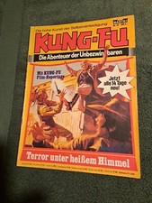 KUNG-FU Nr. 14 • BASTEI Kampfsport Comics mit Magazin + David Carradine POSTER 