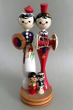 Vintage Kokeshi Familie