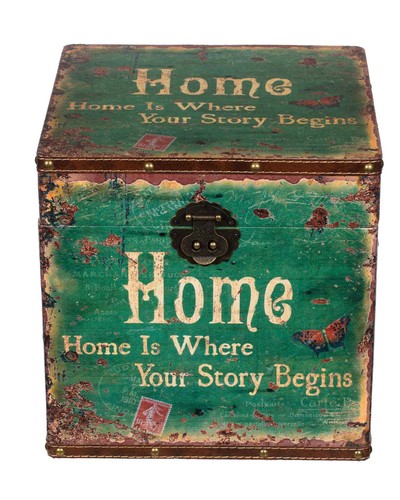 Truhe kiste js14316 grün home - truhe,