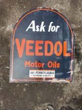 PORCELAIN VEEDOL ENAMEL SIGN