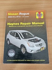 Nissan Rogue 2008-15 Reparaturanleitung Werkstatthandbuch Workshop Manual Haynes
