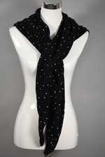 Q46B10- Nice Connection Dreiecktuch Stola Schal schwarz