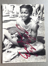 EVELYN ASHFORD 4x Olympiasiegerin 1984/88 signed Autogrammkarte 10x15