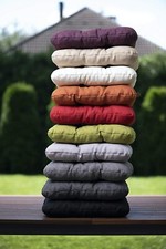 4er Set Stuhlkissen 45x45cm Stuhlauflage Polsterauflage Sitzauflage Sitzkissen