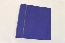 1 x altes Album Schaubek leer Mappe Deko Vintage Retro blau