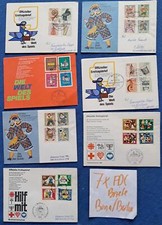 7 Erstagsbriefe von  Bundesrepublik Deutschland - Bonn und Berlin