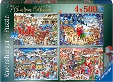 RAVENSBURGER PUZZLE*4 x 500