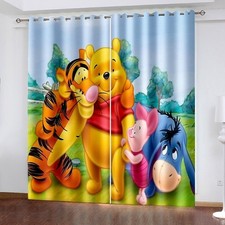 Maßgefertigte Vorhänge 22.Winnie the Pooh Schlafzimmer Verdunklung UV-Schutz