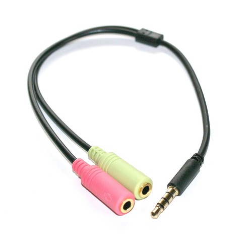 Headset adapter kabel - adapter-kabel, 3,5mm