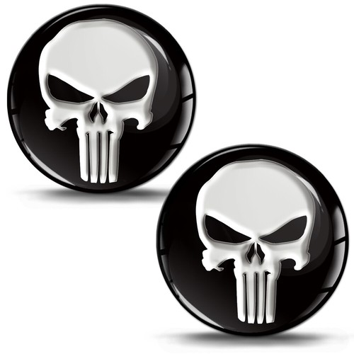 Silikon aufkleber totenkopf - 3d,