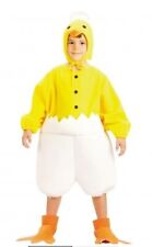 Kinder Kostüm "Küken" Huhn Anzug Tiere Karneval