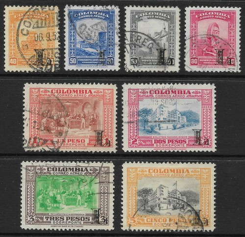 Stamps colombia lansa - stamps-colombia-lansa., 1951