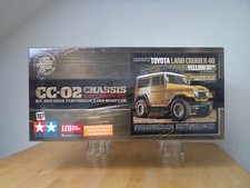 Tamiya RC-Bausatz Toyota Land Cruiser 40 / Yellow painted body / CC-02 Chassis