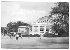 AK, Rostock Warnemünde, Kurhaus, Telefonzelle, 1967