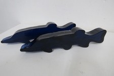 2 Glastiere  Fische - Delfin 