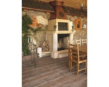 Beton Holzbohle Madera braun 60 cm x 25 cm x 4,5 cm