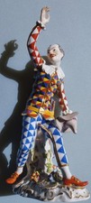 Meissen Harlekin Figur