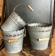 Zinktopf Zinkeimer Pflanztopf