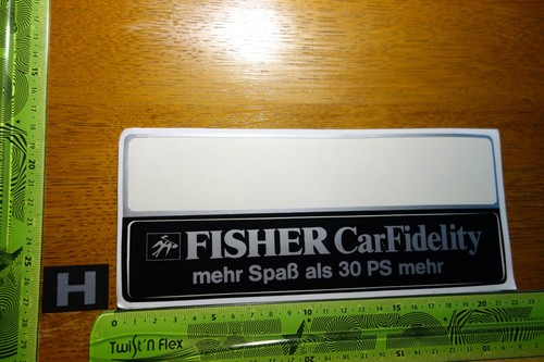 Alter aufkleber hifi auto - alter,