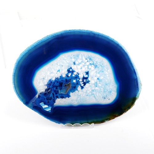 Große achatscheibe blau ø - xl,