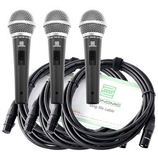 3x Profi DJ PA Vocal Mikrofon