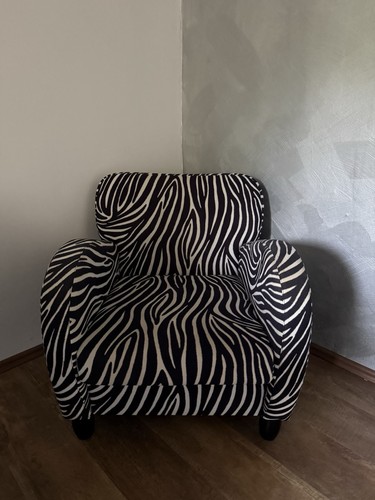 Sessel mit zebramuster - mit,