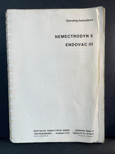 Nemectrodyn endovac iii - nemectrodyn,