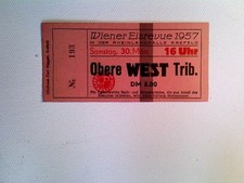 Tickets wiener eisrevue 1957 - wiener,