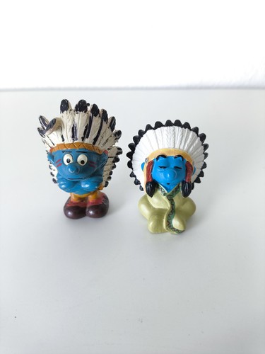 Schleich smurfs häuptling - schleich,
