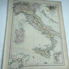 1889: Karte der Schweiz